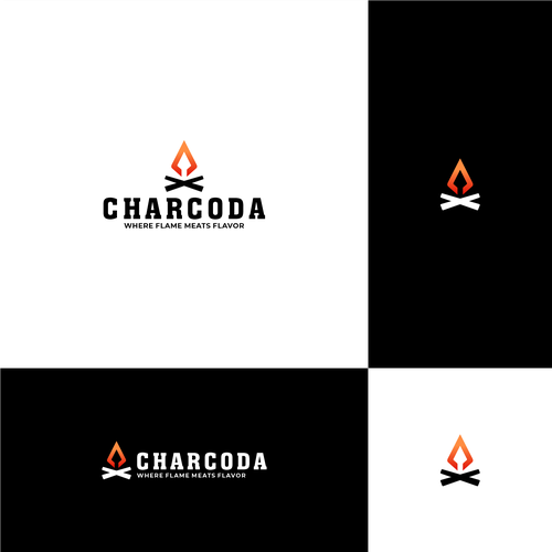 "Design a mouth watering and savory logo that drips with flavor that is hardened by fire!" winning Product label