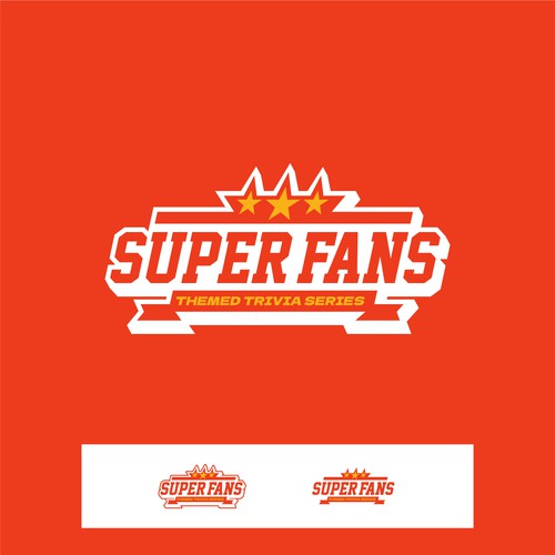 SUPER FANS Theme Trivia Series Logo Design by FebySyam