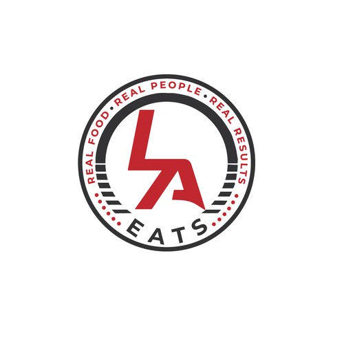 LA Eats-ontwerp door mow.logo