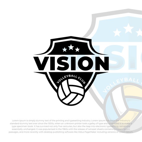 Vision Volleyball Club Design by twentynineproject