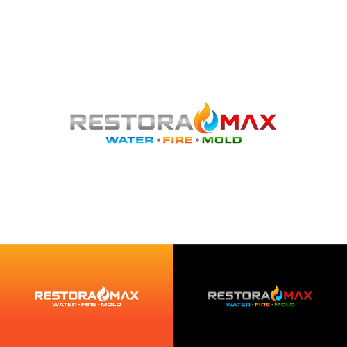 Restoration Company Branding. Design by Aleta21