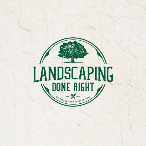 Searching for Clean, Indelible Logo for Landscaping Company Design by mes