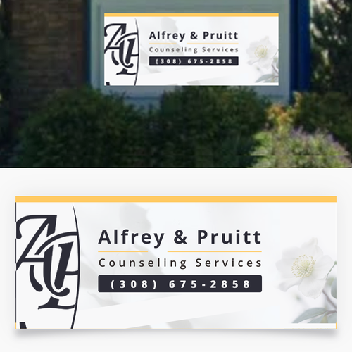 We Need a Professional Street-Facing Sign for Our New Counseling Location Design by ed's_scenery
