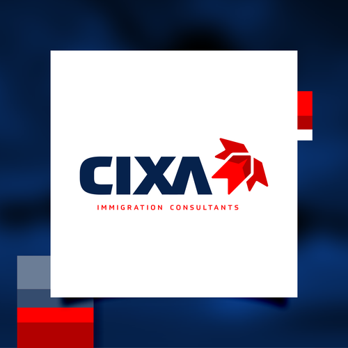 Logo design for immigration consultant company. Diseño de dznWILD