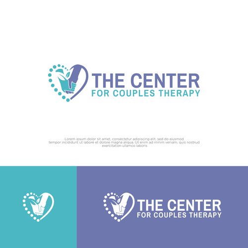 Simple, elegant logo to attract discerning couples therapy clients Design by Rekker