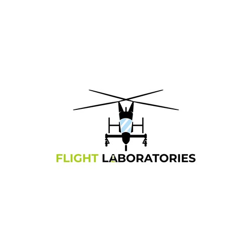 Helicopter logo for an aviation company Diseño de fier