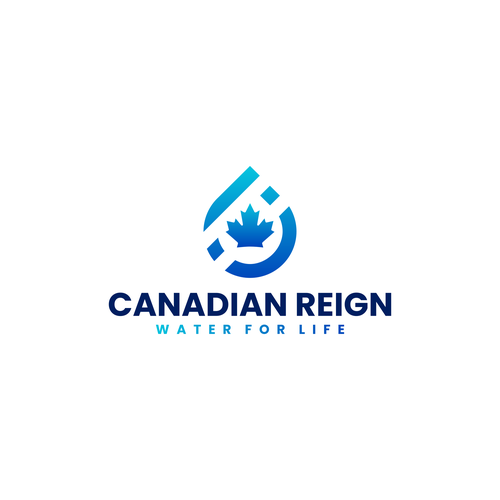 Logo design for a Canadian Canned Water Design por Direwolf Design