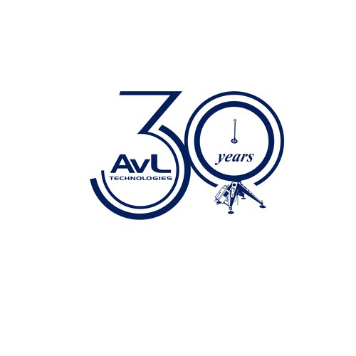 30 Years Logo for a Cool Tech Company Design by bluelines15