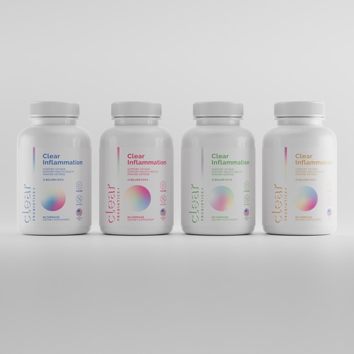 Bottle Labeling for Probiotic Company Design by Dedi Santosa