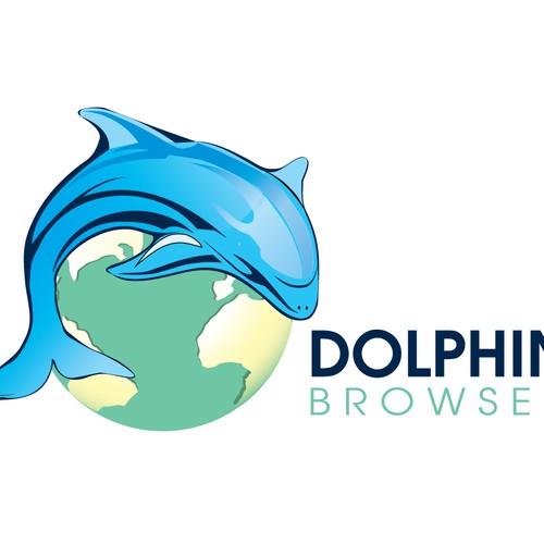 New logo for Dolphin Browser Design by tesori
