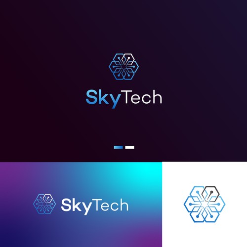 Help us design a futuristic logo for a cutting edge tech company. Diseño de Bayu sants