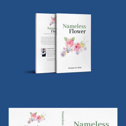 Nameless Flower Book Cover Design Design by Distinguish♐︎