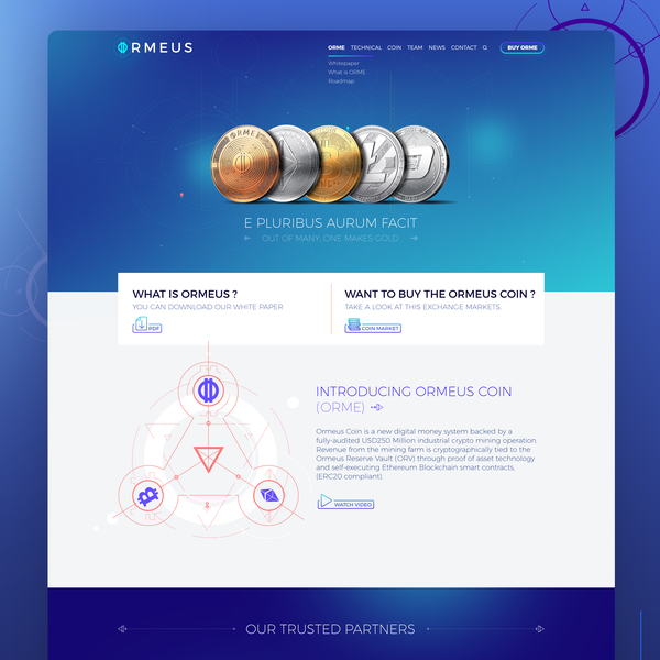 ORMEUS COIN redesign