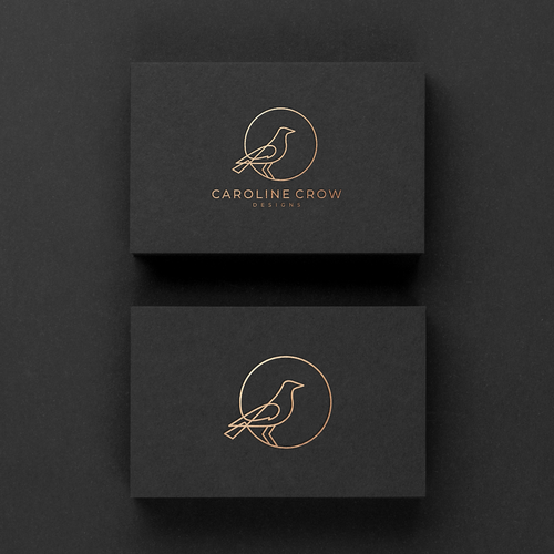 logo help pls! crow sketch needed to launch a simple and cool jewelry brand Design by The Pixel Imagin