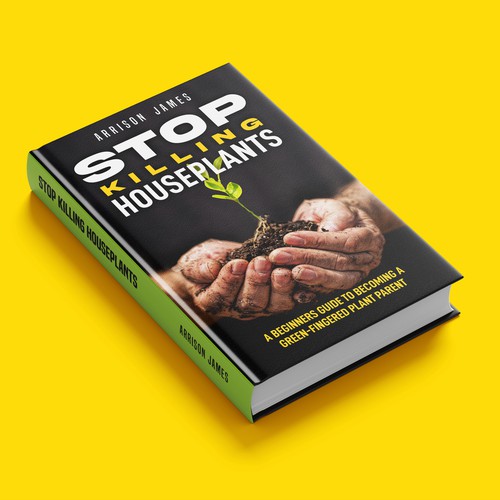 Design a plant parenting book cover Design by Nicholas Crasta