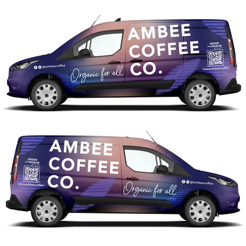 Design an Amazing truck wrap for an Emerging Organic Coffee Company Design by SBdesigner