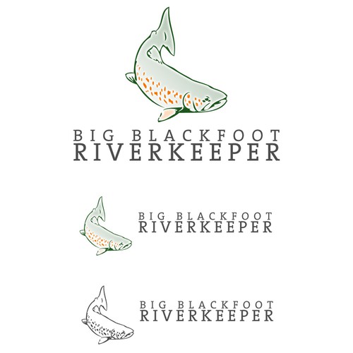 Logo for the Big Blackfoot Riverkeeper Ontwerp door ingramm