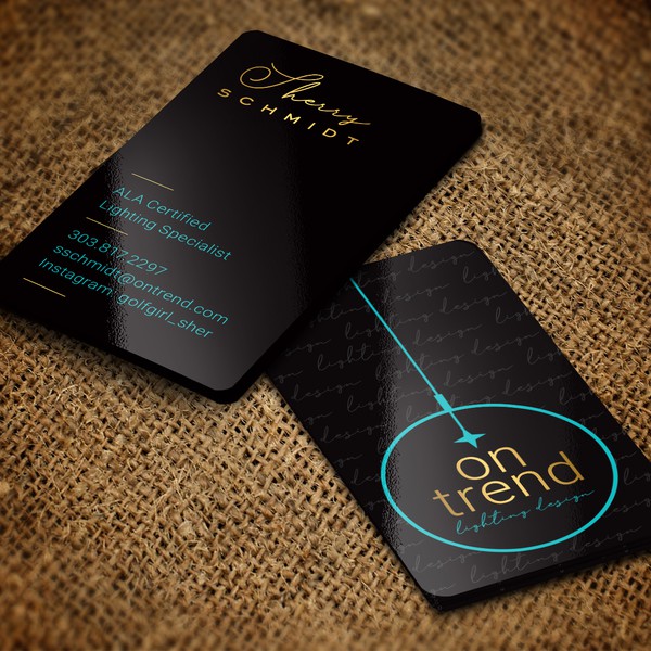 Create An Eye Catching Business Card To, Lighting Design Company Names