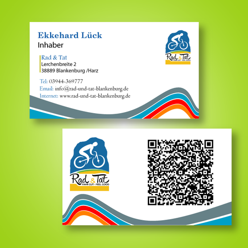 **modern Bike-store needs Business-Cards** Design by George_Benedict