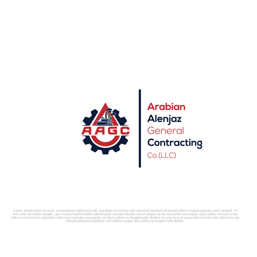 “Modern Industrial Logo for AAGC – Construction & Contracting Company” Design by Pixeldesigner77