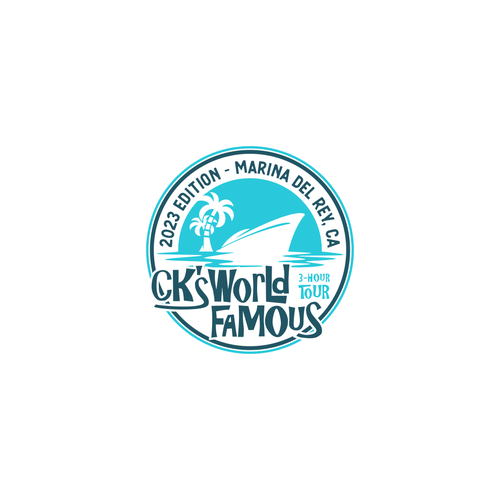 コンペ「Travel Logo for Boat Tour」のデザイン by Graphtorさん 