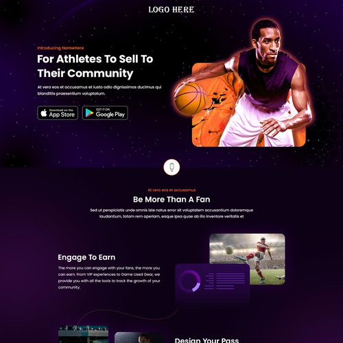 Landing Page Need for Tech Company Design von FixInc