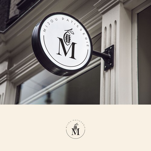 Logo for the modern and creative Patisserie Mijou Design by harivas