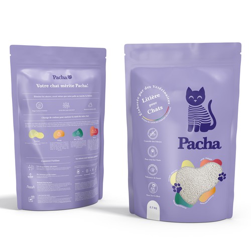 Cat Litter startup Minimalistic packaging - Contest Design by Inmyde