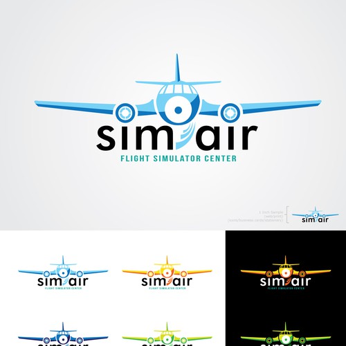 Logo for flightsimulator service | Logo design contest