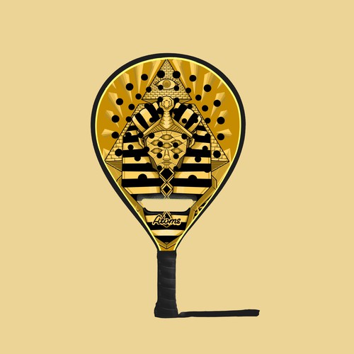 Padel Racket Design Competition. Design by namanama