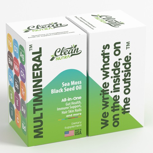 Design A Stunning Supplement Box for Best Selling Supplement Brand Design by -RD-