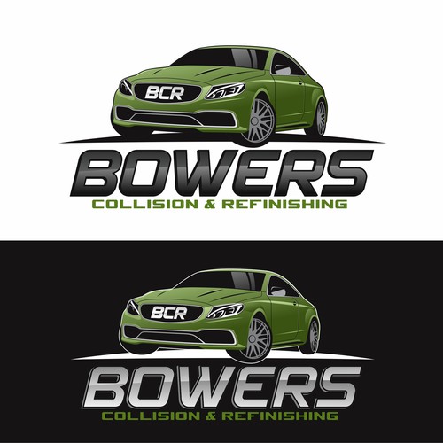 Bowers Collision and Refinishing Design by hey John!