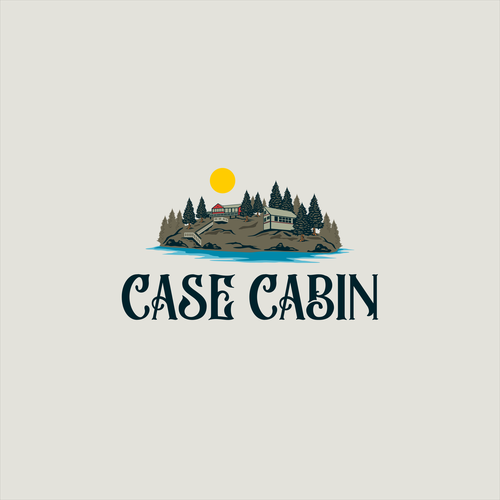 Lake cabin logo design Design by Mr. Rious ⚡