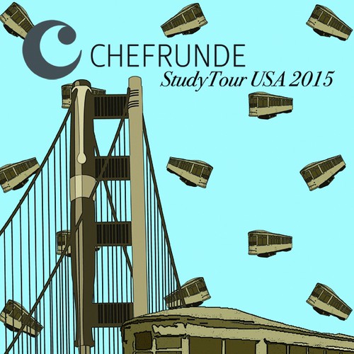 Design a retro "tour" poster for a special event at 99designs! Design by Wendy@