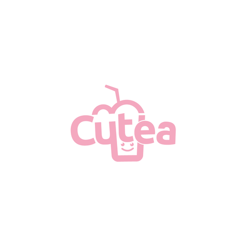 Cute and clean logo for boba/bubble tea shop! Design by taradata