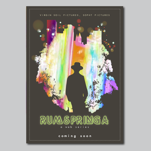 Create movie poster for a web series called Rumspringa Réalisé par ALOTTO