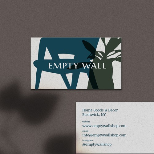 Home Decor Visiting Card