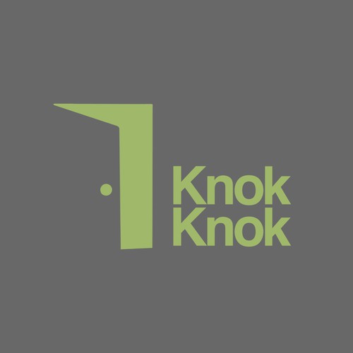 New Social Property Search App Logo NEEDED! Knok Knok Design by N C L R