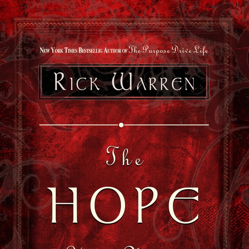 wordlemanさんのDesign Rick Warren's New Book Coverデザイン