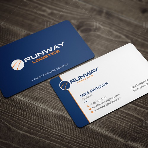 Design di Runway Logistics Business Card di IK_Designs