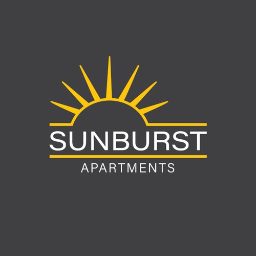 Sunburst Apartments Design by logoziner