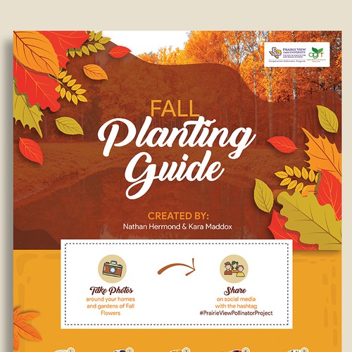 Fun Fall Festive Planting Guide Needed for University In Texas Design von Hybrid Design Studio