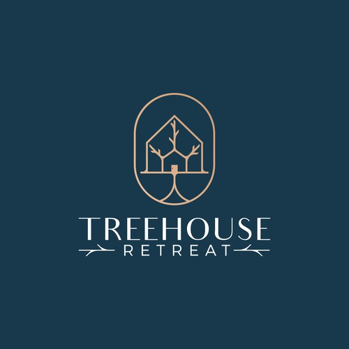 Treehouse Hotel Logo Design by SteffanDesign™