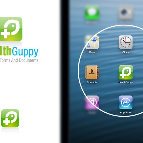 logo for Health Guppy Design by Marko Radunovic