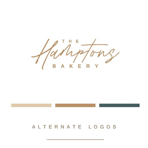 The Hamptons Bakery Logo Design by Naveera S. Aftab