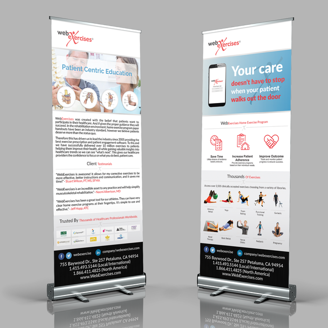 Design 2 Retractable Banners For Trade Show Display Signage Contest