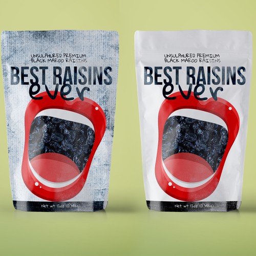 Best Raisins Ever - package design for PREMIUM raisins Design by Chupavi