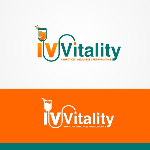 IV Vitality (mobile IV hydration drip bar)  Design by Nahlino