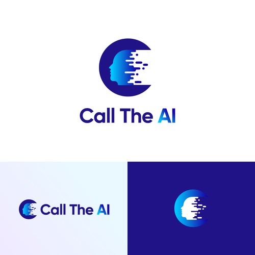 AI Communication Logo Design by oneeightdesigns