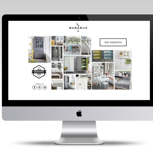 Landing page design contest entry by Andi S.